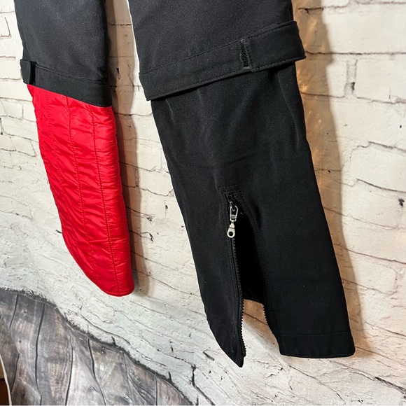 Vintage SKYR Retro Ski Snow Fitted Pants Removable Flare Padded Leg Size 8 EUC - Picture 7 of 15